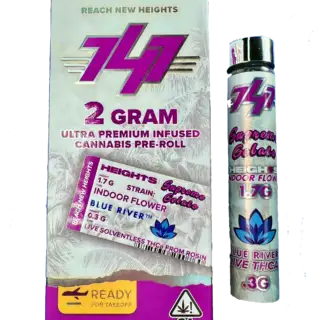 747 | Single | Infused | Live Solventless THCa from Rosin | Mt Gelato | 2g