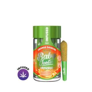 Baby Jeeter | 5 Pack | Infused | Liquid Diamond & Kief | Orange Daiquiri | 2.5g (5 x 0.5g)