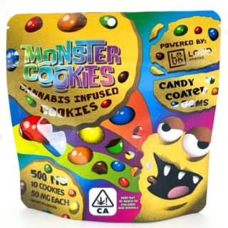 Loud Snackz | Cookies | Candy Coated Gems | 10 Pack | 500mg (10pcs x 50mg)