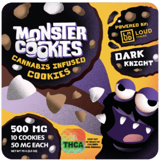 Loud Snackz | Cookies | Dark Knight | 10 Pack | 500mg (10pcs x 50mg)
