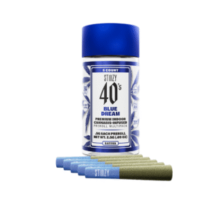 Stiiizy 40 | 5 Pack | Infused | Live Resin & Kief | Blue Dream | 2.5g (5 x 0.5g)