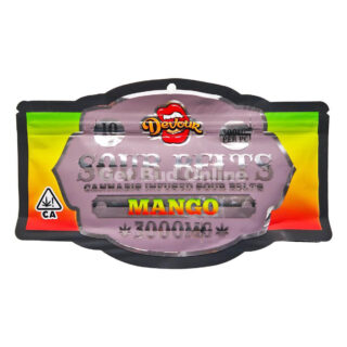 Devour | Gummies | Sour Belts | Mango | 10 Pack | 3000mg (10 x 300mg)