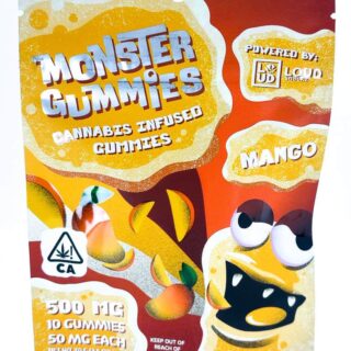 Loud Snackz | Gummies | Mango | 10 Pack | 500mg (10 x 50mg)