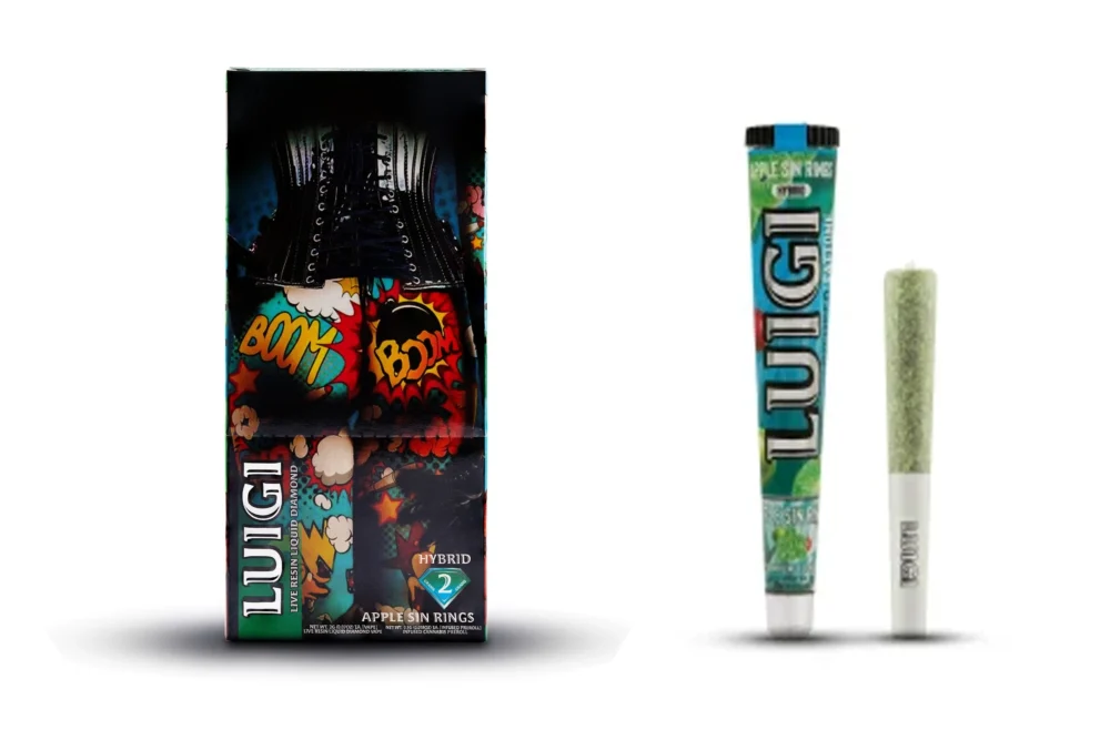 Luigi | Dual Pack | Liquid Diamond | Live Resin | Apple Sin Rings | 2g Vape & 0.5g Pre-Roll