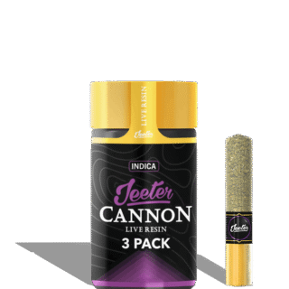 Jeeter Cannon | 3 Pack | Infused | Live Resin | In Da Couch | 1.5g (3 x 0.5g)