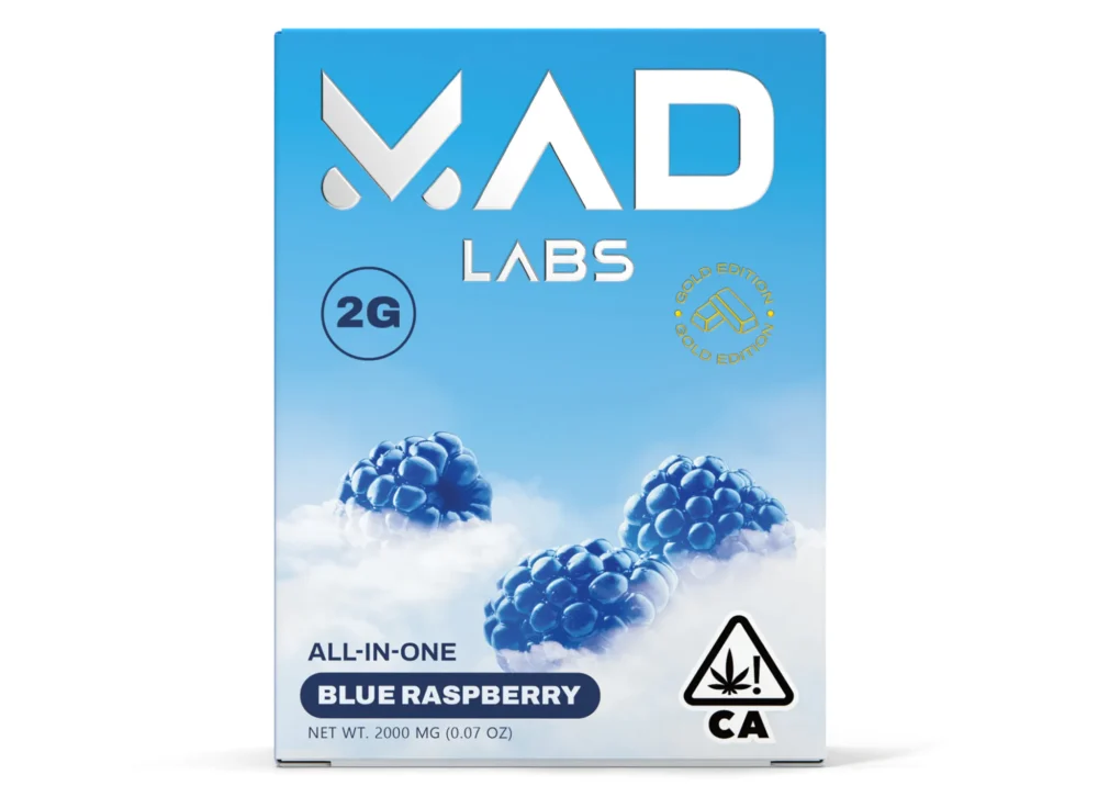 Mad Labs | Disposable | Blue Raspberry | 2g