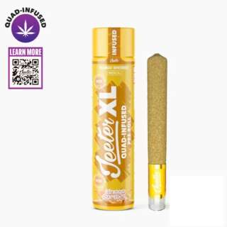 Jeeter XL | Single | Infused | THC-A Diamonds & Kief | Mango Sherbert | 2g | Indica