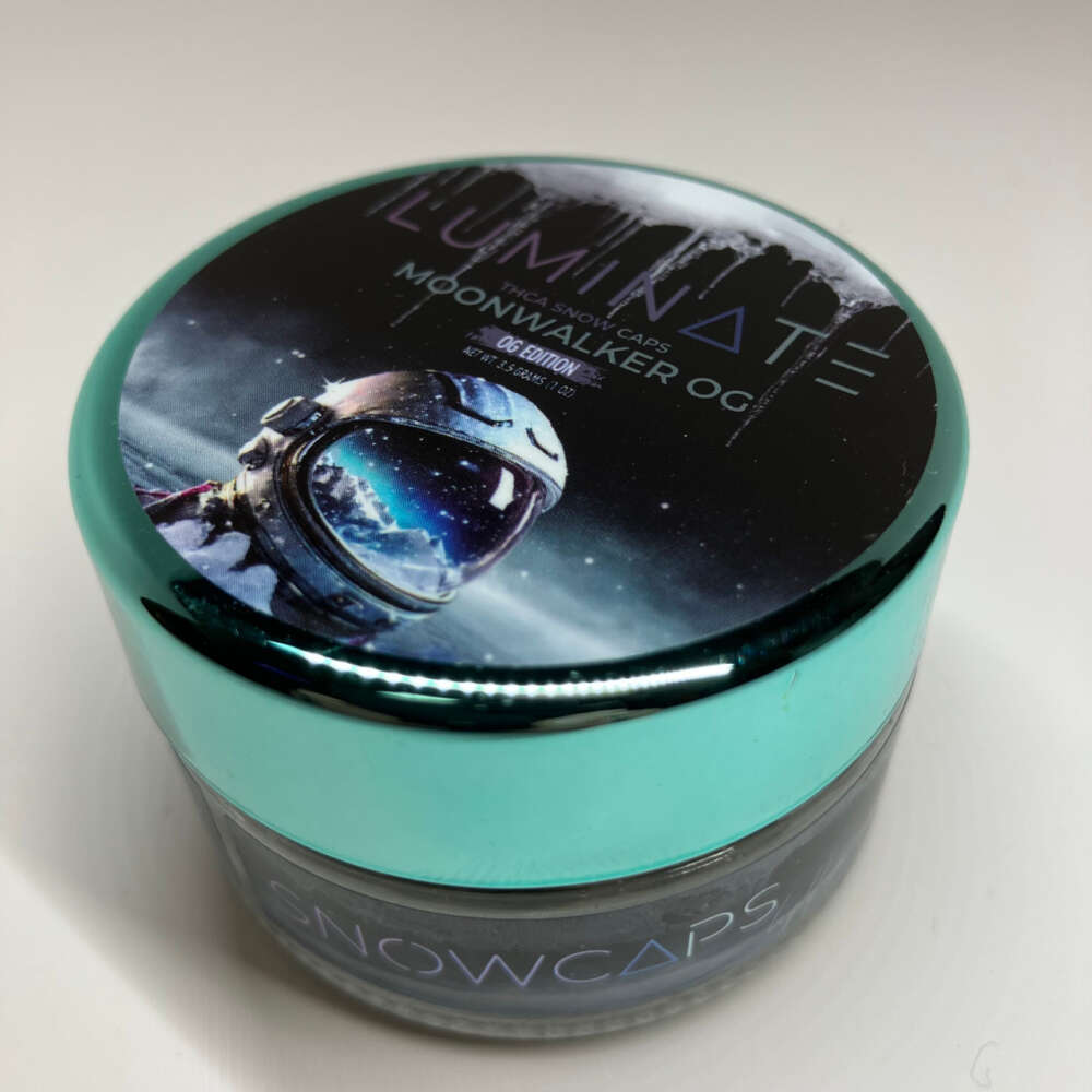 Luminate | Snow Caps | THCA Dusted Buds | Moonwalker OG | 3.5g