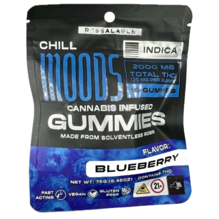 Moods | Gummies | Solventless Rosin | Cherry (S) | 15 Pack | 2000mg (15pcs x 135mg)