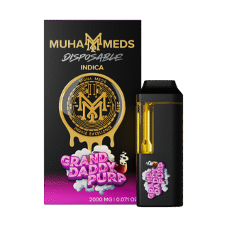 Muha Meds | Disposable | Full Spectrum | Grand Daddy Purp | 2g | Indica
