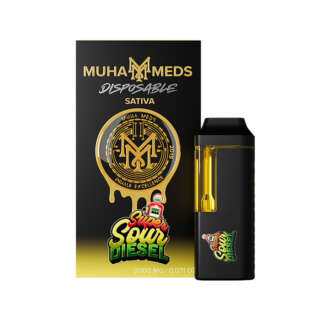 Muha Meds | Disposable | Full Spectrum | Super Sour Diesel | 2g | Sativa