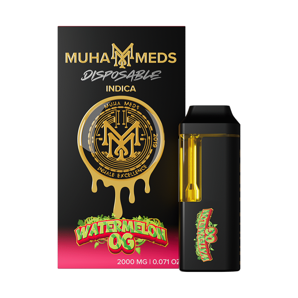 Muha Meds | Disposable | Full Spectrum | Watermelon OG | 2g | Indica