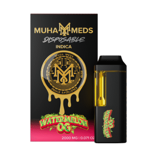 Muha Meds | Disposable | Full Spectrum | Watermelon OG | 2g | Indica