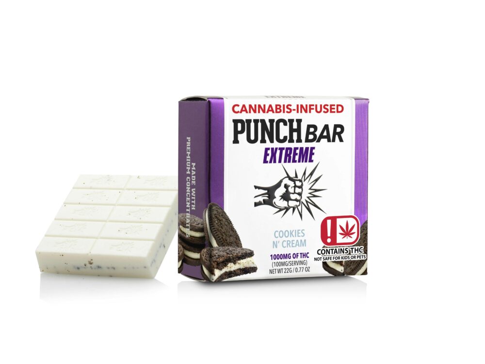 Punch Bar Extreme | Chocolate Bar | Cookies N Cream | 1000mg