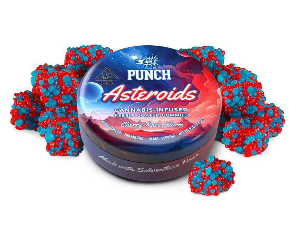 Punch Extracts | Asteroids | Cherry Razz Storm | 10 Pack | 100mg (10pcs x 10mg)