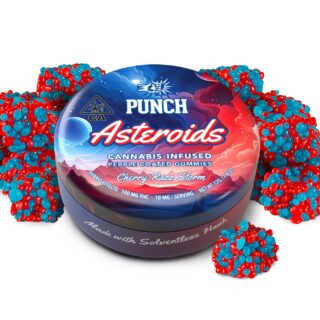 Punch Extracts | Asteroids | Cherry Razz Storm | 10 Pack | 100mg (10pcs x 10mg)