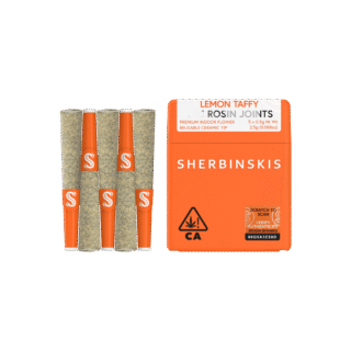 Sherbinskis | 5 Pack | Infused | Live Rosin & Liquid Diamonds | Lemon Taffy | 2.5g (5 x 0.5g) | Sativa