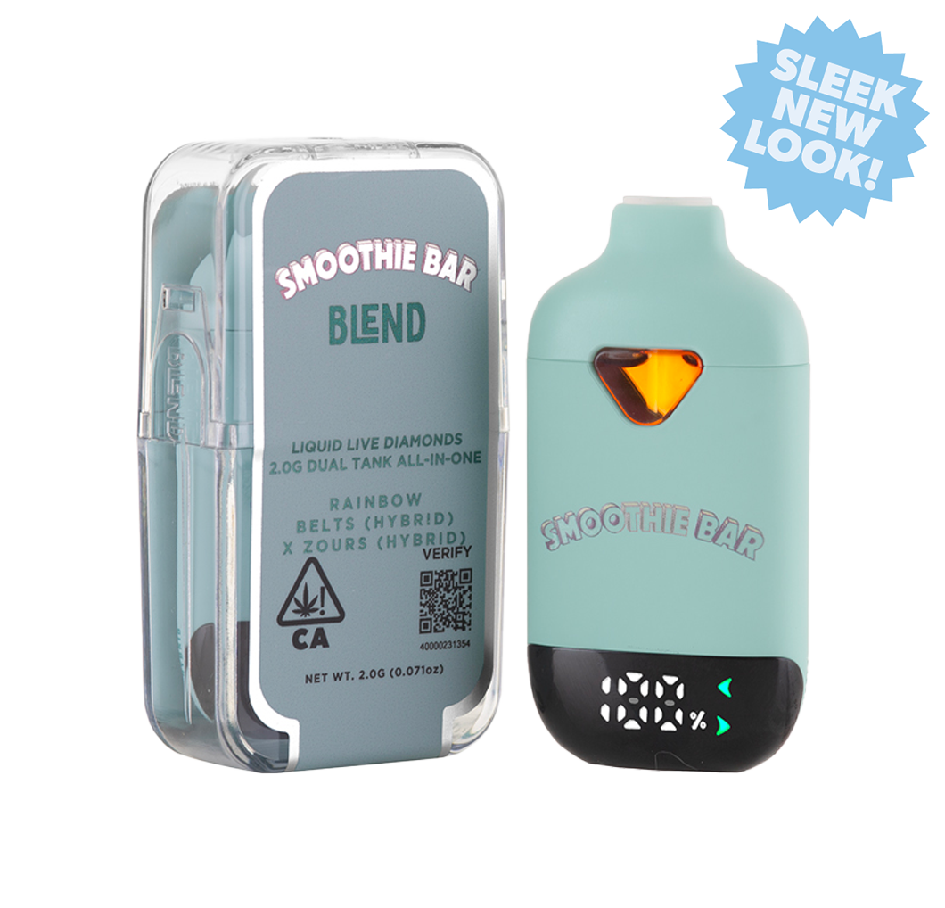 Smoothie Bar | Disposable | Dual Tank | Rainbow Belts x Zours | 2g | Hybrid
