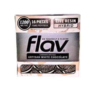 FLAV | Chocolate Bar | Live Resin | Cookies & Cream |1200mg