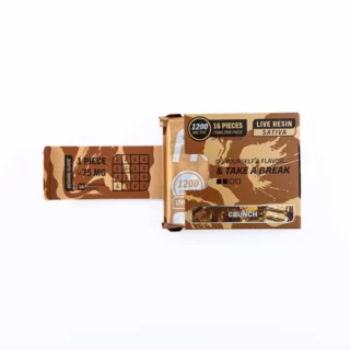 FLAV | Chocolate Bar | Live Resin | Crunch |1200mg