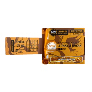 FLAV | Chocolate Bar | Live Resin | Peanut Butter |1200mg
