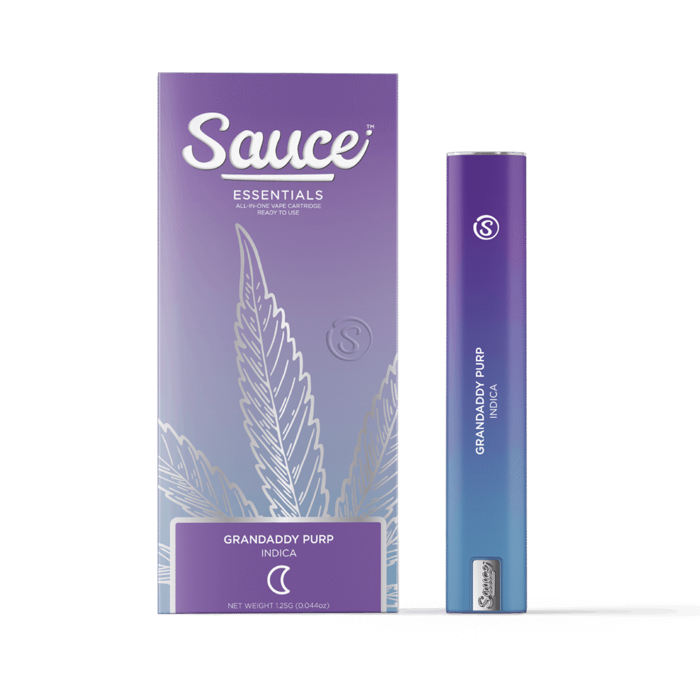 Sauce | Disposable | Live Resin | Granddaddy Purple | 1.5g | Indica