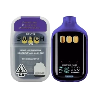 Boutiq | Disposable | Triple Tank | Grape Ape (I) x Jelly Roll (I) x Rainbow Belts (I) | 2g