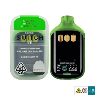 Boutiq | Disposable | Triple Tank | Mojito (S) x Kiwi-Z (H) x Lime Slush (I) | 2g