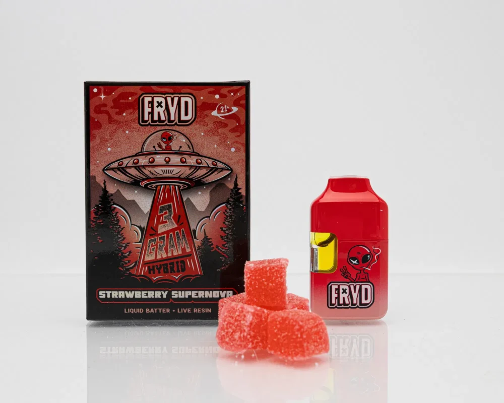 Fryd | Dual Pack | Strawberry Supernova | 3g Vape & 5x10mg Gummies