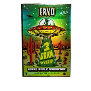Fryd Extracts | Disposable | Liquid Batter Live Resin | Astro Apple Warheadz (H) | 3g