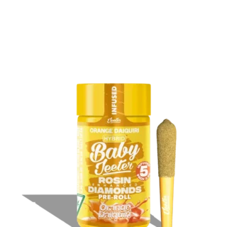 Baby Jeeter | 5 Pack | Infused | Rosin Enhanced Diamonds | Orange Daiquiri (H) | 2.5g (5 x 0.5g) | Hybrid