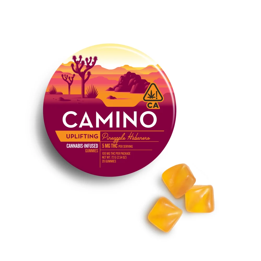 Camino | Gummies | Pineapple Habanero (Uplifting) (S) | 100mg (20pcs x 5mg) | Sativa