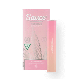 Sauce | Disposable | Live Resin | Platinum Rose (H) | 1.5g | Hybrid
