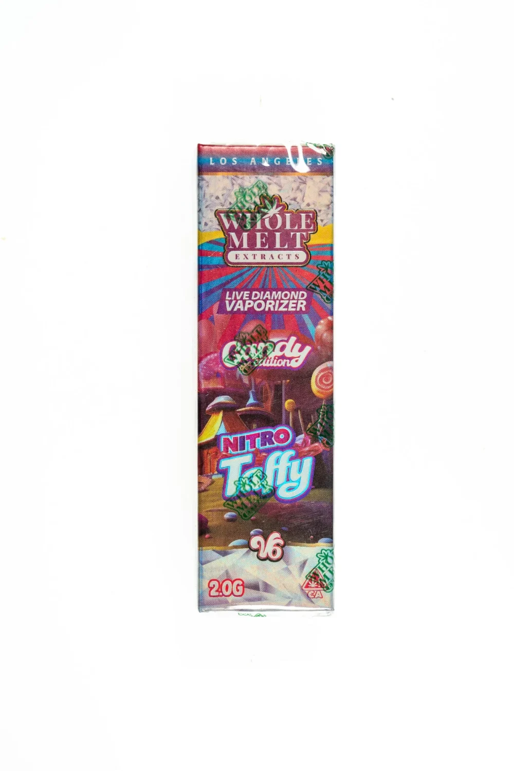 Whole Melt Extracts | Disposable | Live Diamond | v.6 | Nitro Taffy | 2g | Hybrid