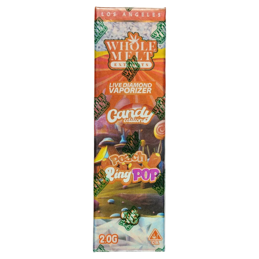 Whole Melt Extracts | Disposable | Live Diamond | v.6 | Peach Ring Pop | 2g | Hybrid